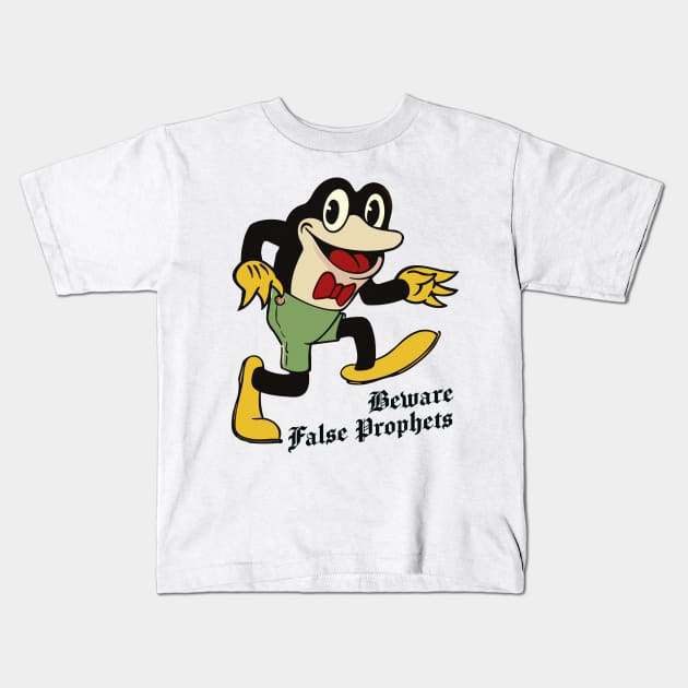 Beware False Prophets Kids T-Shirt by DankFutura